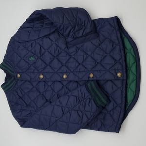 Polo quilted jacket with jersey trim sz 5